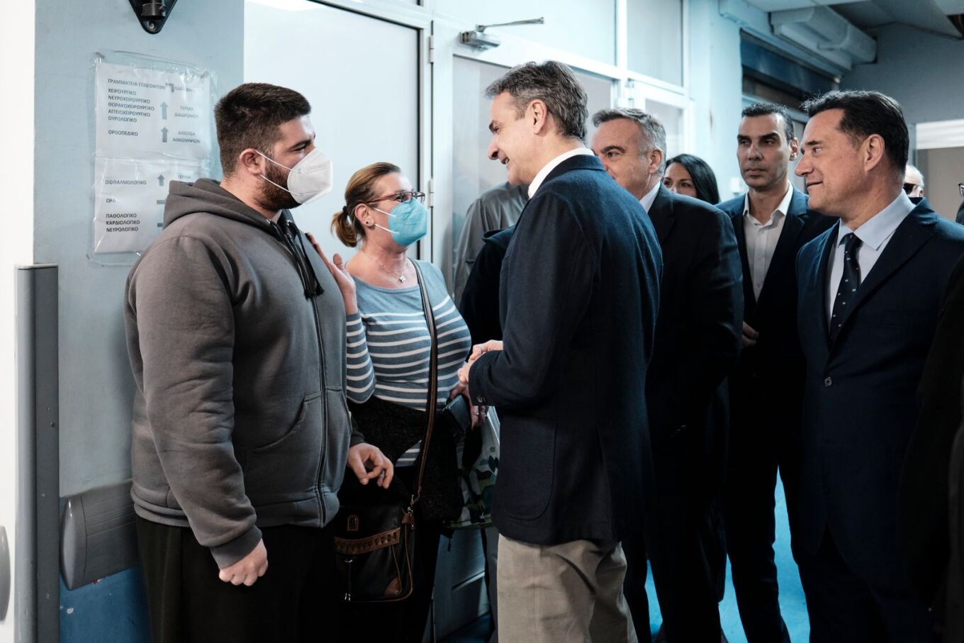 Στα εγκαίνια του ανακαινισμένου ΤΕΠ στον «Ερυθρό Σταυρό» ο Μητσοτάκης