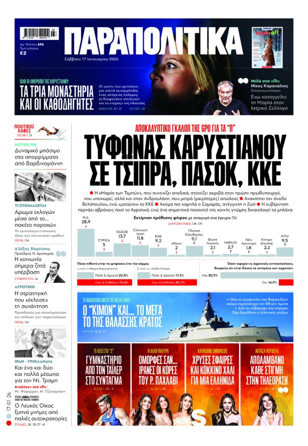 Διαβάστε στα «Παραπολιτικά»