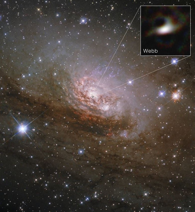 Το «James Webb» κατέγραψε εικόνες από τον πυρήνα ενός ενεργού γαλαξία