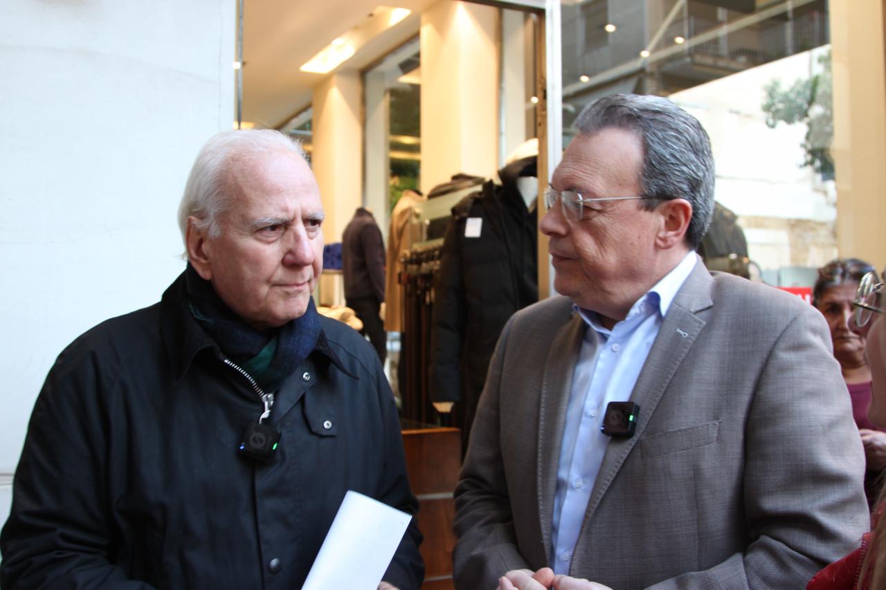 Περιοδεία του Φάμελλου στην αγορά του Παγκρατίου