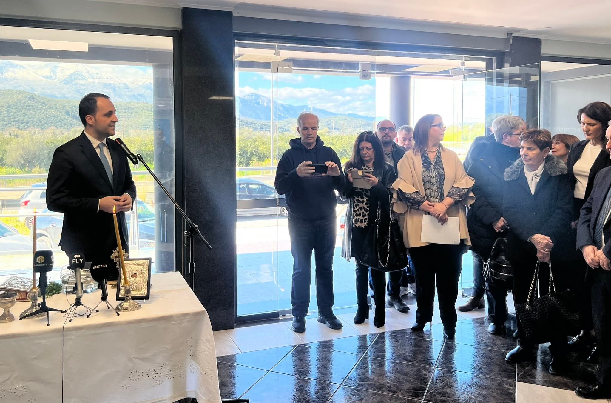 Το Υποκατάστημα Σπάρτης του Ελληνικού Κτηματολογίου εγκαινίασαν ο Υφυπουργός Ψηφιακής Διακυβέρνησης Χρήστος Δερμεντζόπουλος και η Διοίκηση του Ελληνικού Κτηματολογίου