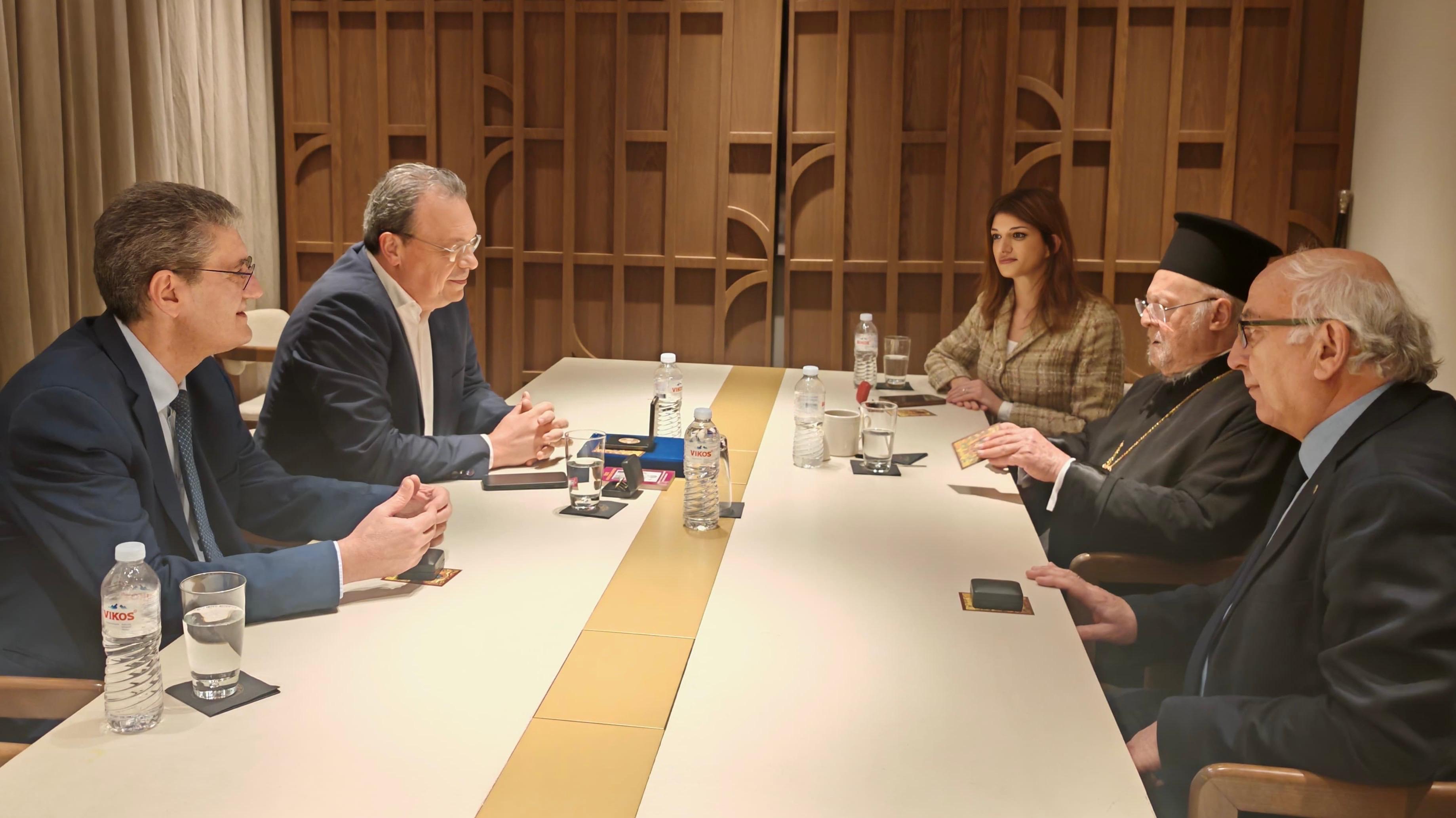 Συνάντηση Φάμελλου με τον Βαρθολομαίο