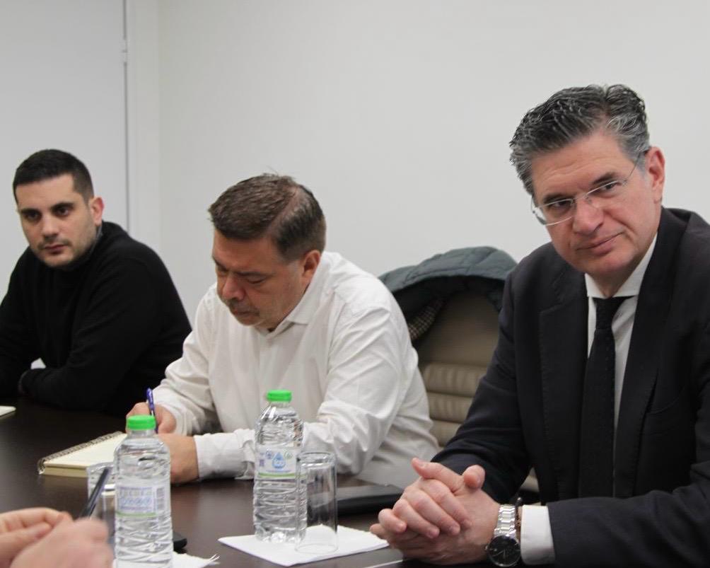 Συνάντηση του προέδρου του ΣΥΡΙΖΑ με την πρόεδρο της Ενιαίας Αρχής Δημοσίων Συμβάσεων, Ανδρονίκη Θεοτοκάτου.