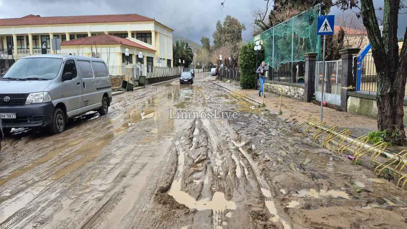 Λήμνος: Σοβαρά προβλήματα από την κακοκαιρία