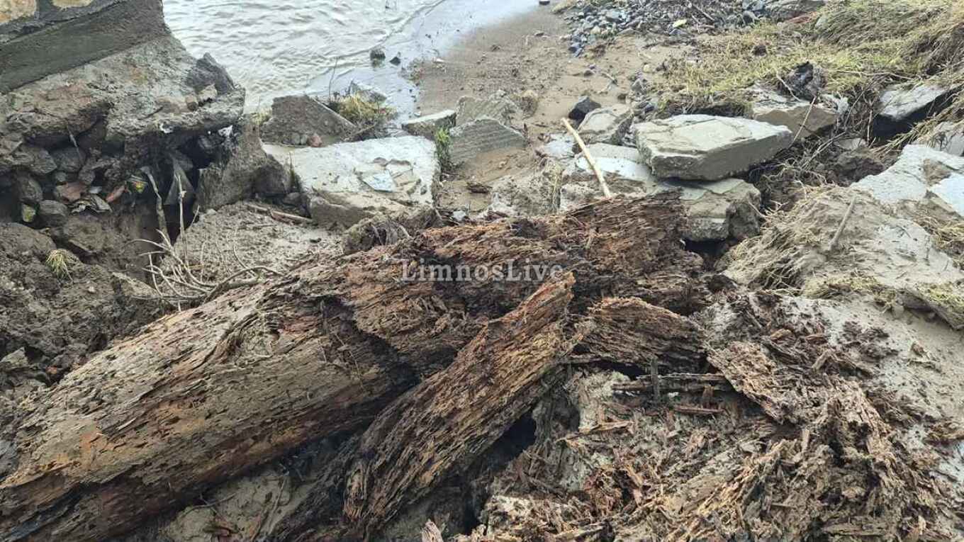 Λήμνος: Σοβαρά προβλήματα από την κακοκαιρία