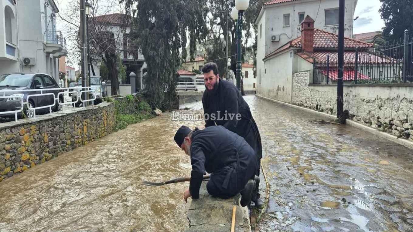 Λήμνος: Σοβαρά προβλήματα από την κακοκαιρία