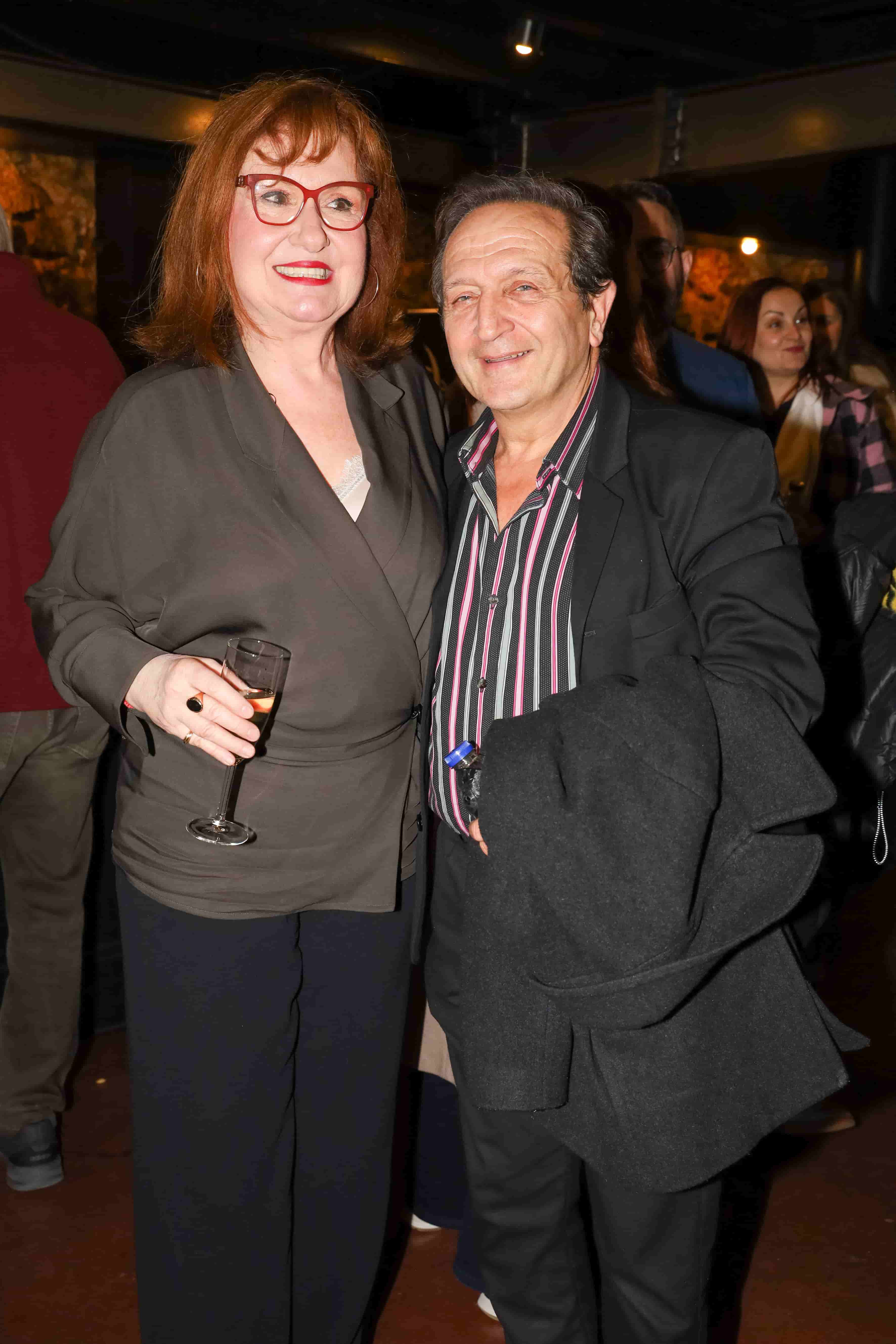 Η Φωτεινή Ντεμίρη με τον Σπύρο Μπιμπίλα