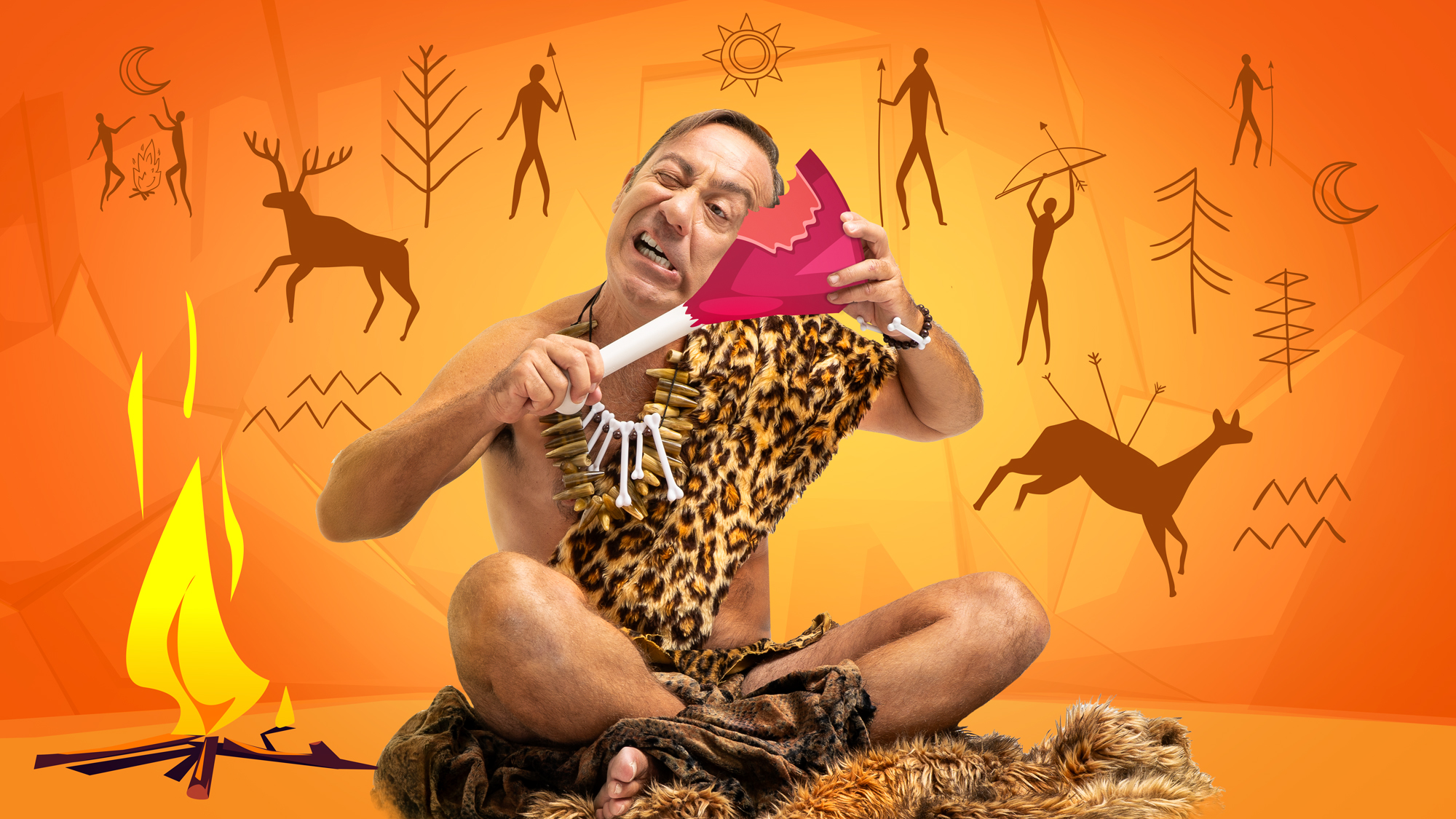 «Caveman» με τον Σωτήρη Καλυβάτση στο Θέατρο Αργώ