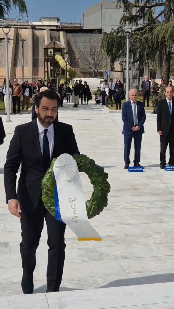 Στον εορτασμό της 25ης Μαρτίου στην Αλεξάνδρεια ο Τάσος Μπαρτζώκας