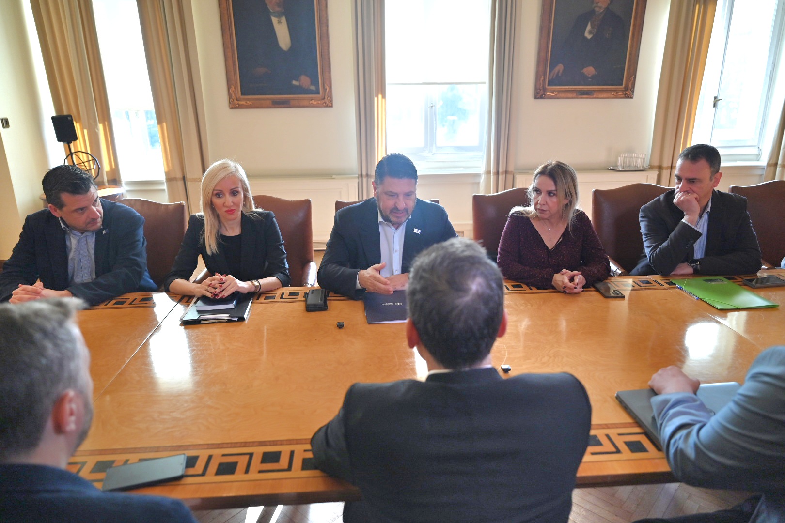 Συνάντηση Χάρη Δούκα με τον Νίκο Χαρδαλιά