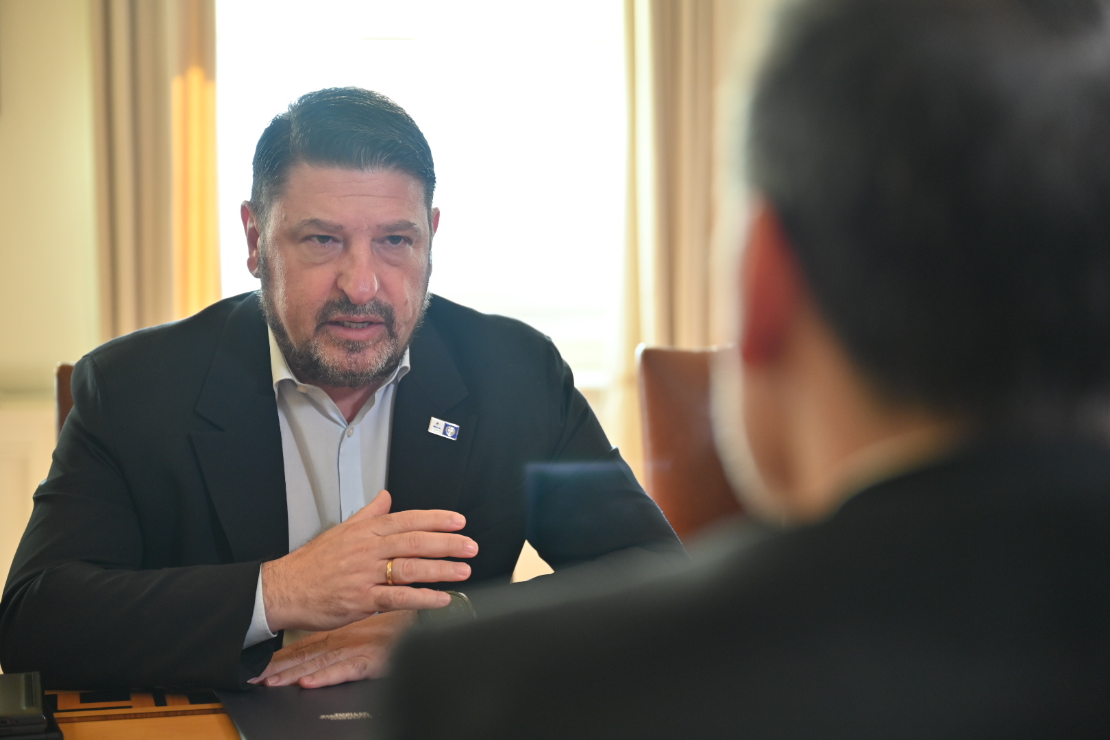 Συνάντηση Χάρη Δούκα με τον Νίκο Χαρδαλιά