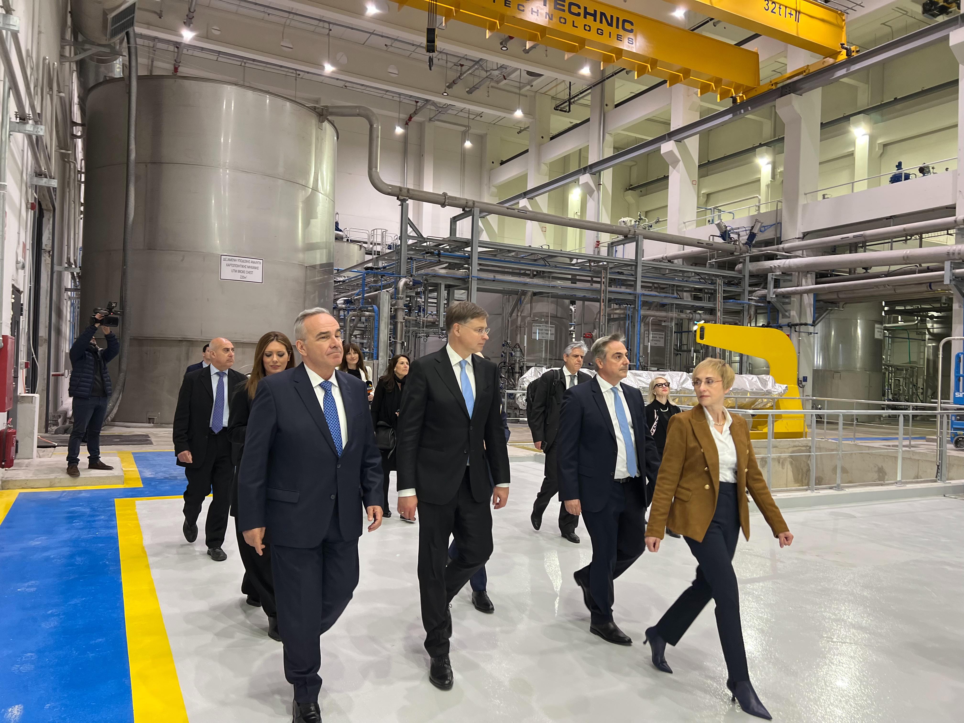 Επίσκεψη Παπαθανάση-Ντομπρόβσκις 