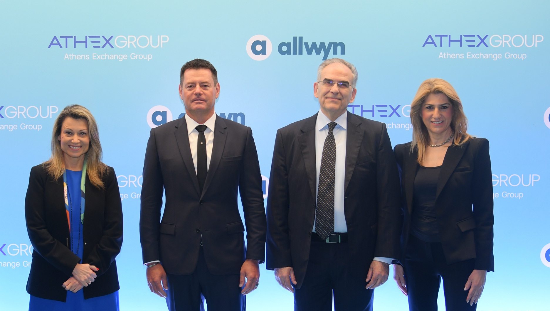 Βασιλική Λαζαράκου, Πρόεδρος της Επιτροπής Κεφαλαιαγοράς, Karel Komarek, Ιδρυτής και Πρόεδρος της Allwyn, Αντώνης Βαρθολομαίος, Πρόεδρος της Επιτροπής Εποπτείας και Ελέγχου Παιγνίων, Νατάσα Στάμου, Β’ Αντιπρόεδρος της Επιτροπής Κεφαλαιαγοράς