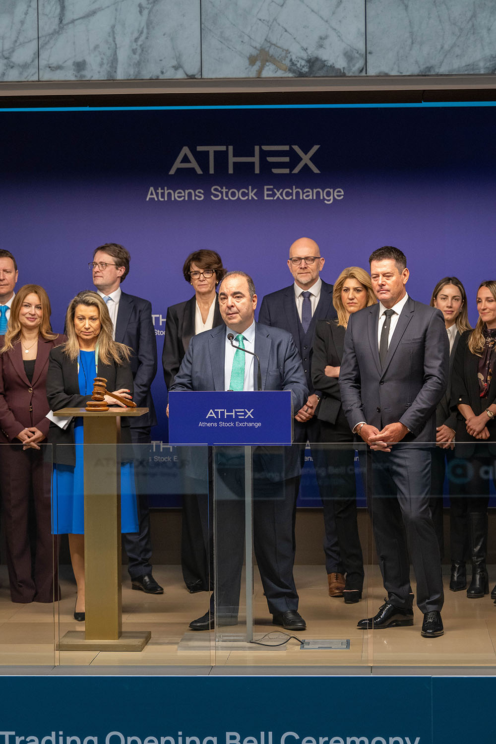 Ο Γιάννoς Κοντόπουλος, Διευθύνων Σύμβουλος του Ομίλου Χρηματιστηρίου Αθηνών