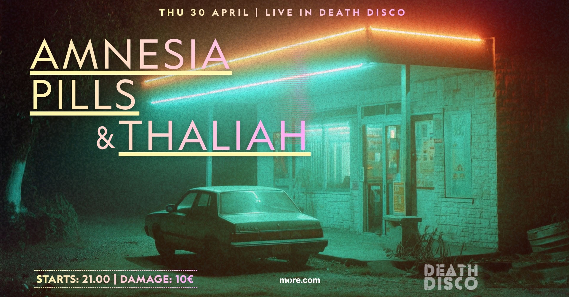 Amnesia Pills«Necessary Scars» - Νέο EP και live στο Death Disco