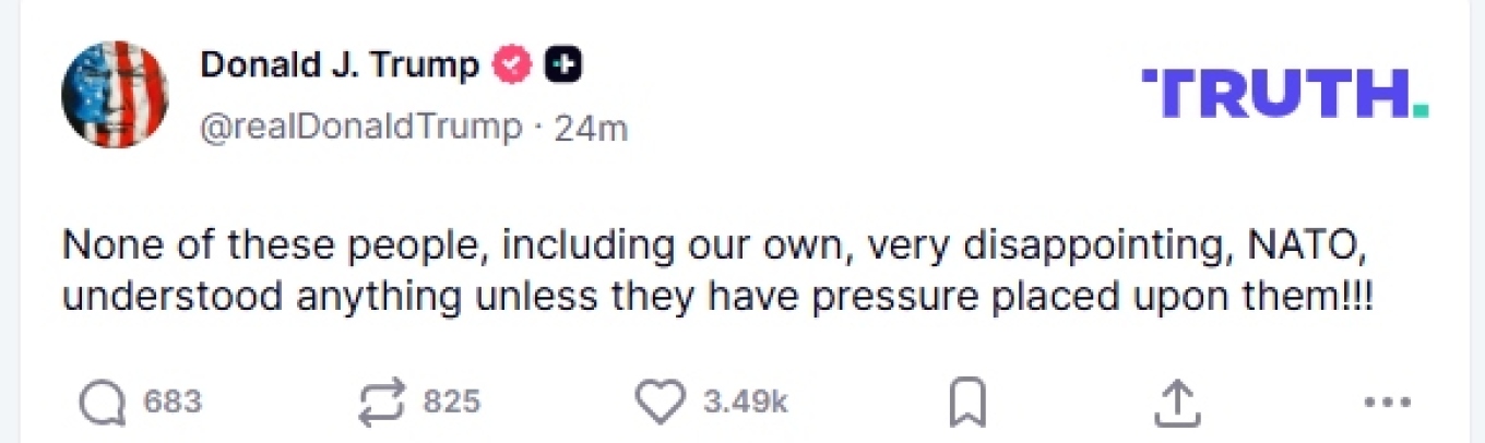 Νέα «πυρά» Τραμπ κατά ΝΑΤΟ