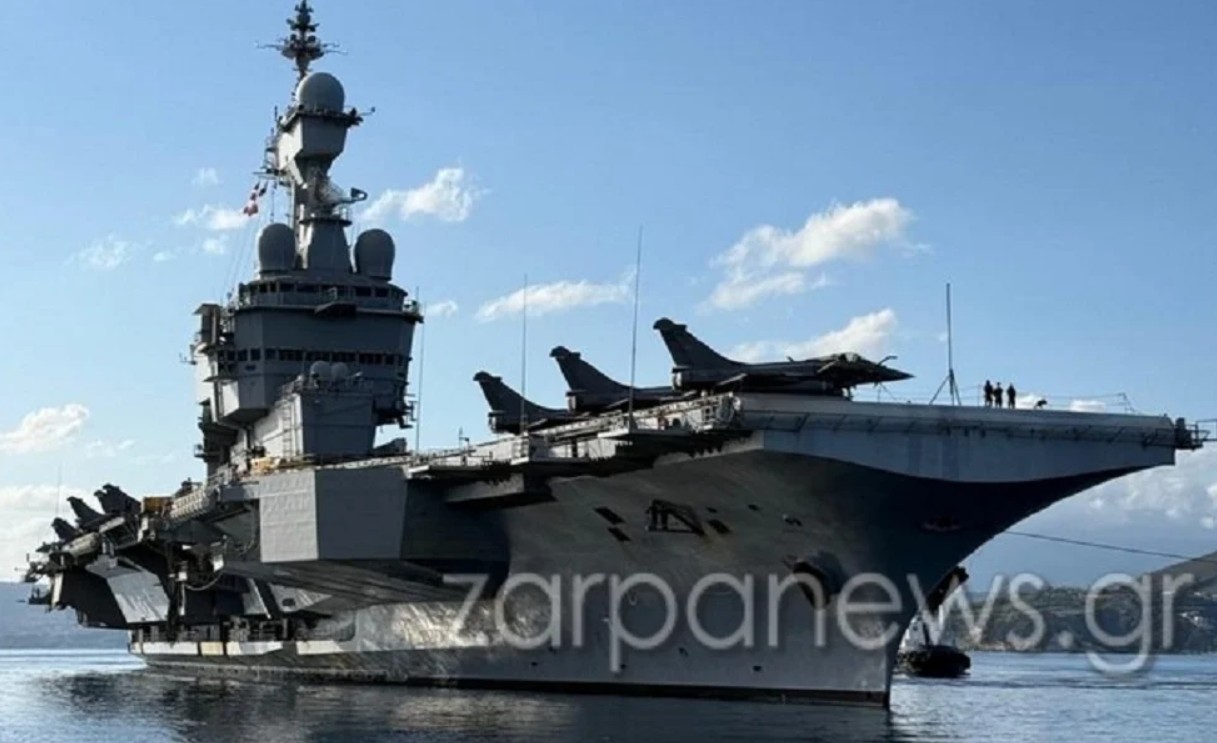 Στη Σούδα το γαλλικό αεροπλανοφόρο «Σαρλ Ντε Γκωλ»