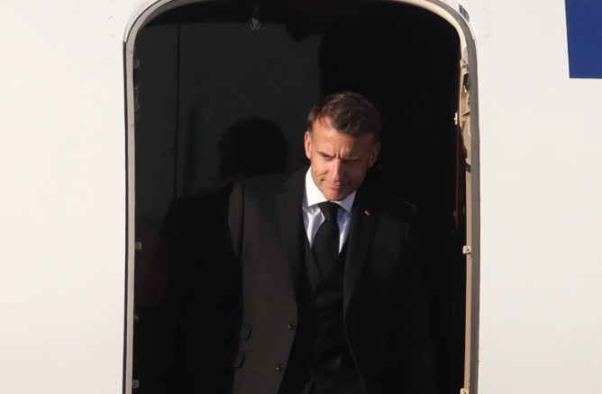 Έφτασε στην Αθήνα ο Μακρόν