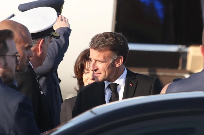 Έφτασε στην Αθήνα ο Μακρόν