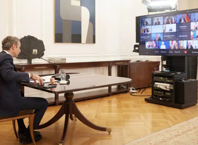 Τι ζήτησε ο Κυριάκος Μητσοτάκης στην τηλεδιάσκεψη ηγετών για την ψηφιακή ασφάλεια των παιδιών