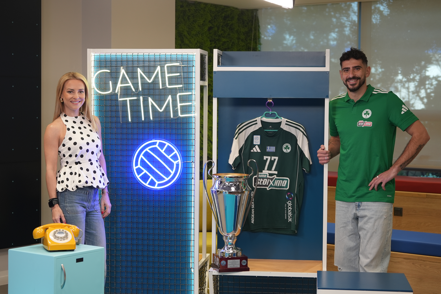 O Θανάσης Πρωτοψάλτης στο Allwyn Game Time