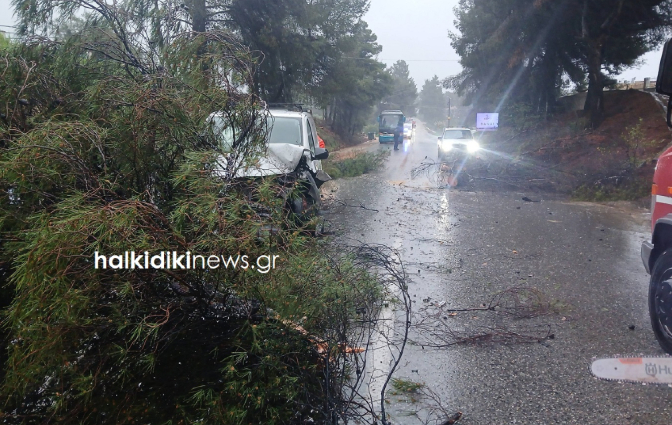 Χαλκιδική κακοκαιρία