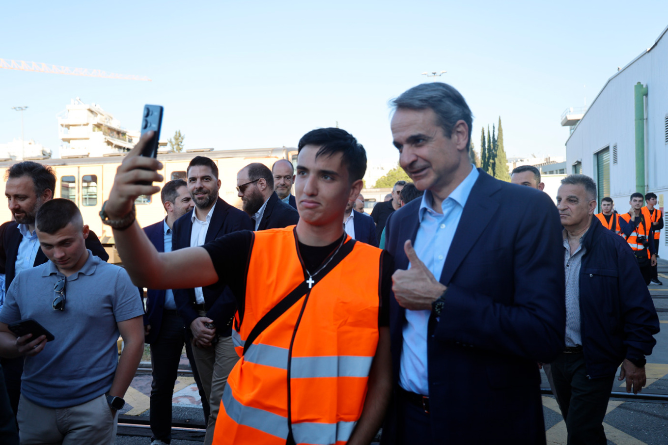 Μητσοτάκης εκδήλωση Μέσα Μεταφοράς