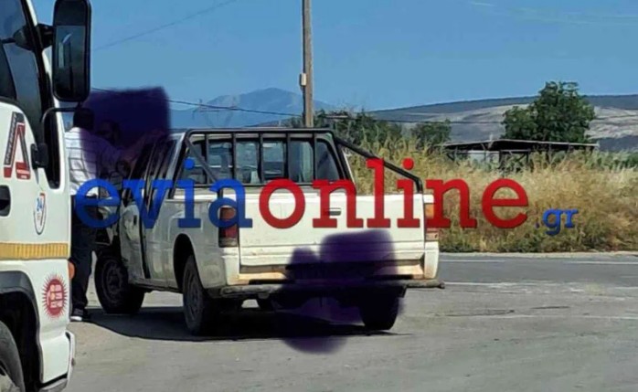 Εύβοια: Σύγκρουση αυτοκινήτου με αγροτικό