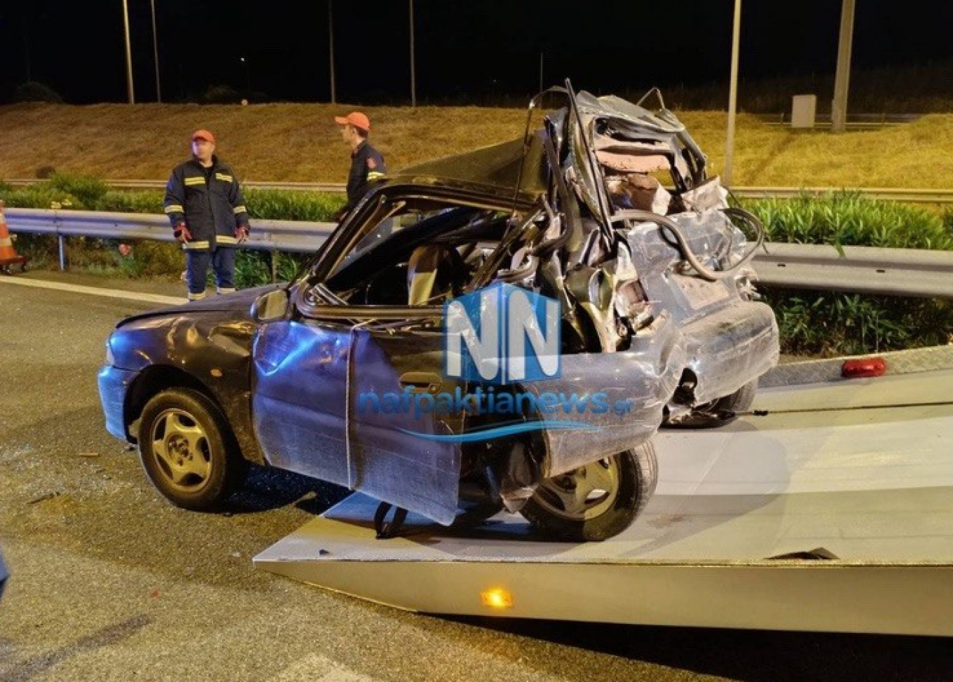 Ιόνια Οδός: Νταλίκα συγκρούστηκε με αυτοκίνητο