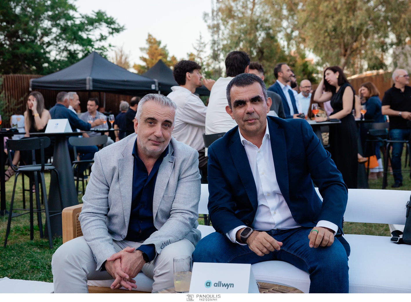 Γιάννης Διανέλλου, CEO της Tora Wallet και Φώτης Ζησιμόπουλος, Chief Sales & Marketing Allwyn Stores Officer