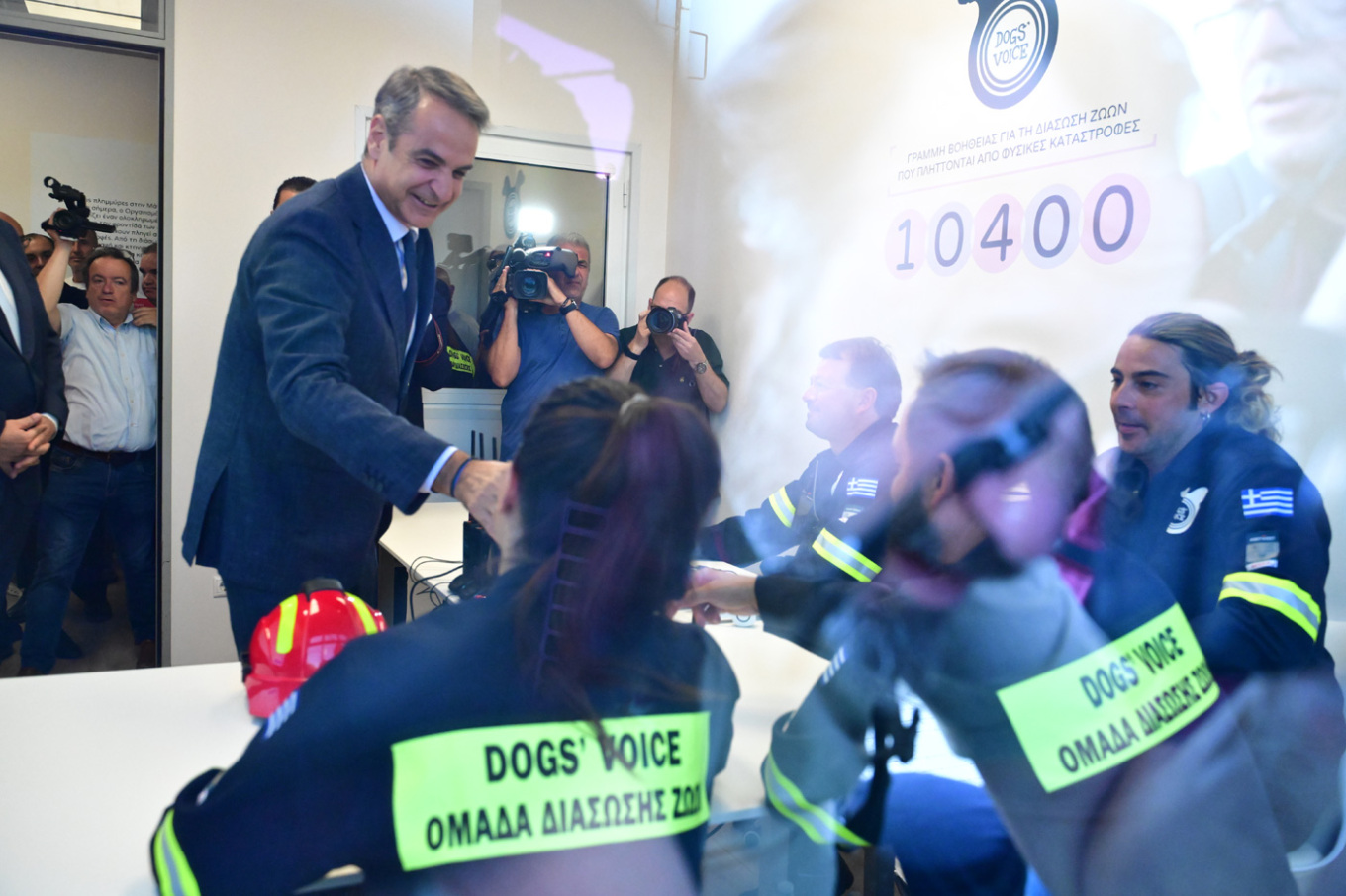 Στα εγκαίνια του πρώτου ο κέντρου υποδοχής πληγέντων ζώων από καταστροφές ο Πρωθυπουργός