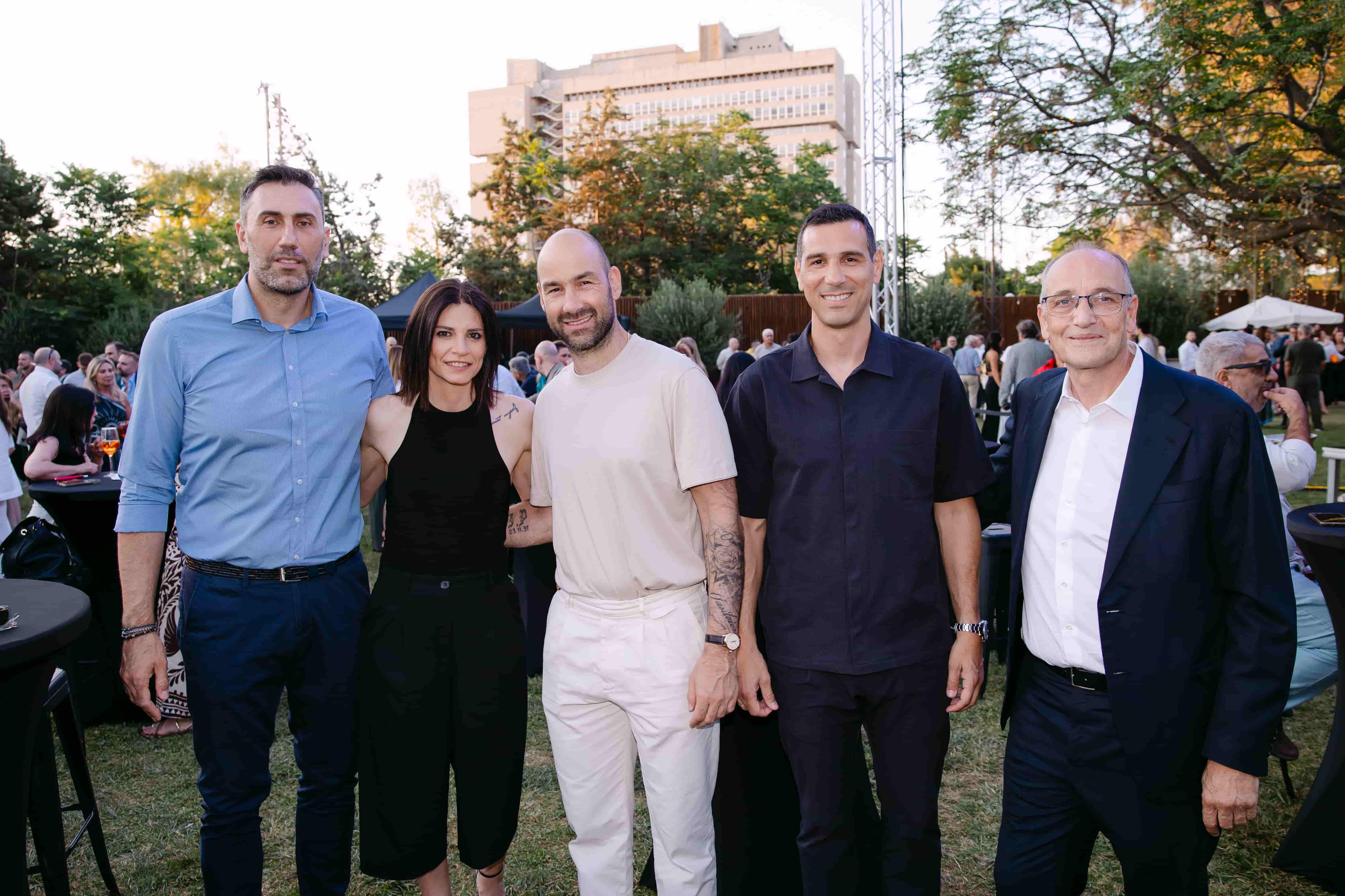 Δήμος Ντικούδης, Εβίνα Μάλτση, Βασίλης Σπανούλης Νίκος Ζήσης, Βαγγέλης Λιόλιος