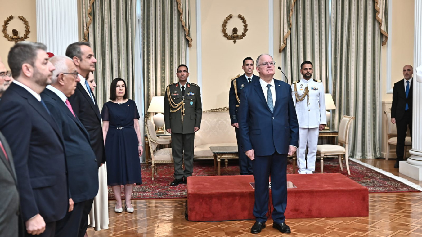 Η δεξίωση στο Προεδρικό Μέγαρο για την 52η επέτειο Αποκατάστασης της Δημοκρατίας 