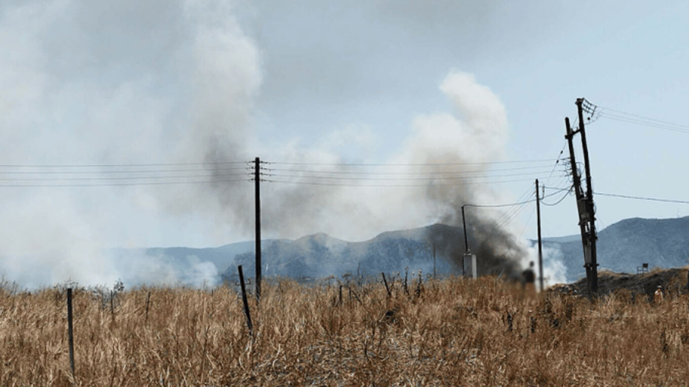 Φωτιά σε εργοστάσιο ανακύκλωσης στην Κόρινθο