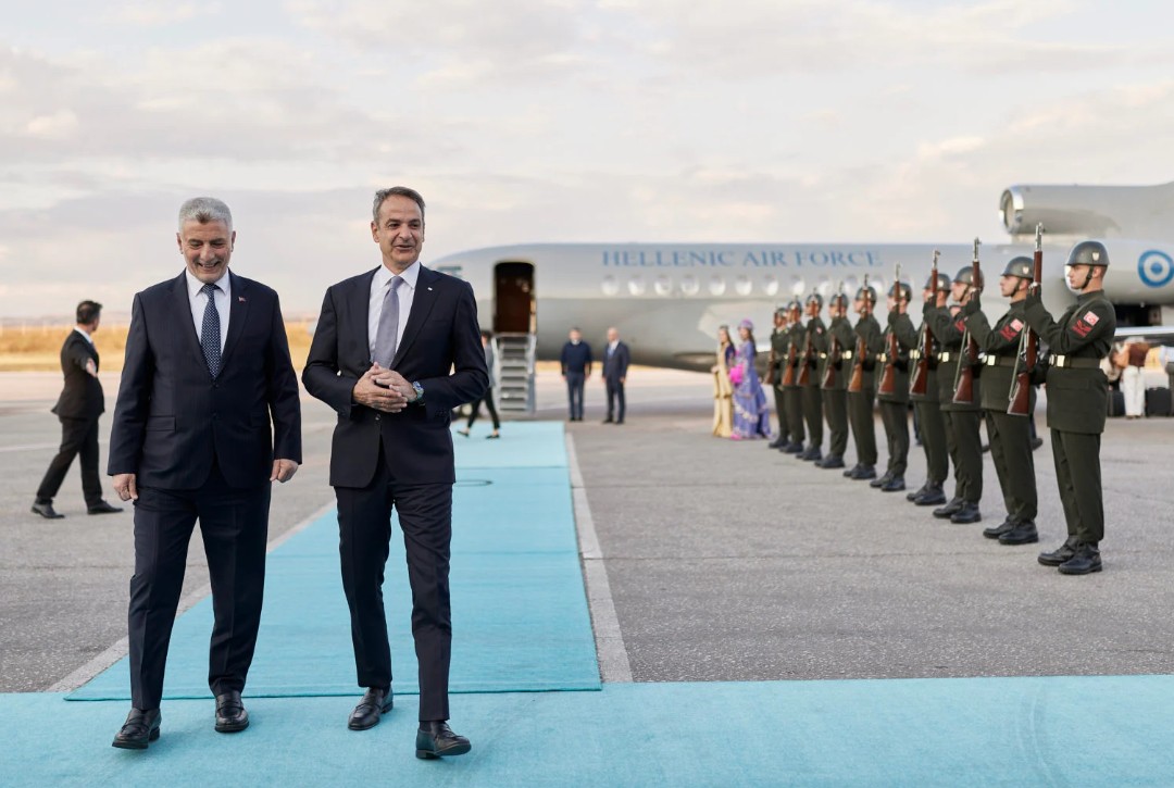 Στην Άγκυρα ο Μητσοτάκης
