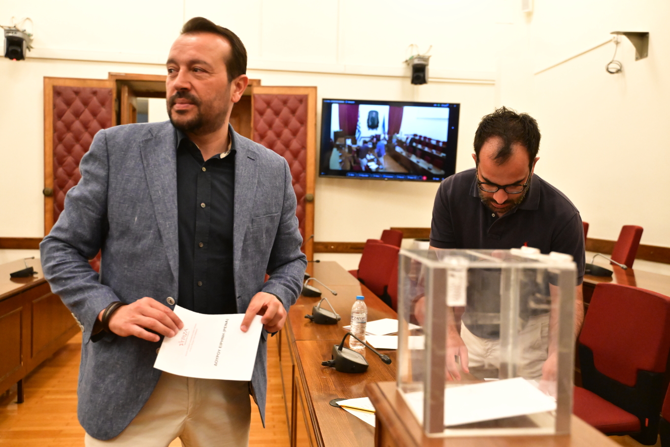 ΣΥΡΙΖΑ: Η ψηφοφορία για την εκλογή της Ρένας Δούρου στη θέση της προέδρου της Κ.Ο.