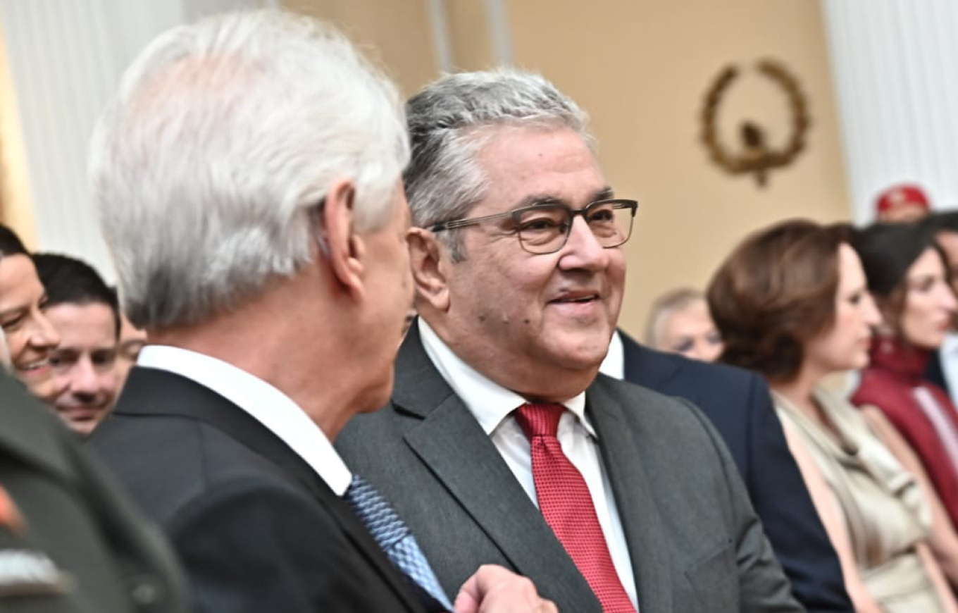 Η δεξίωση στο Προεδρικό Μέγαρο για την 52η επέτειο Αποκατάστασης της Δημοκρατίας 