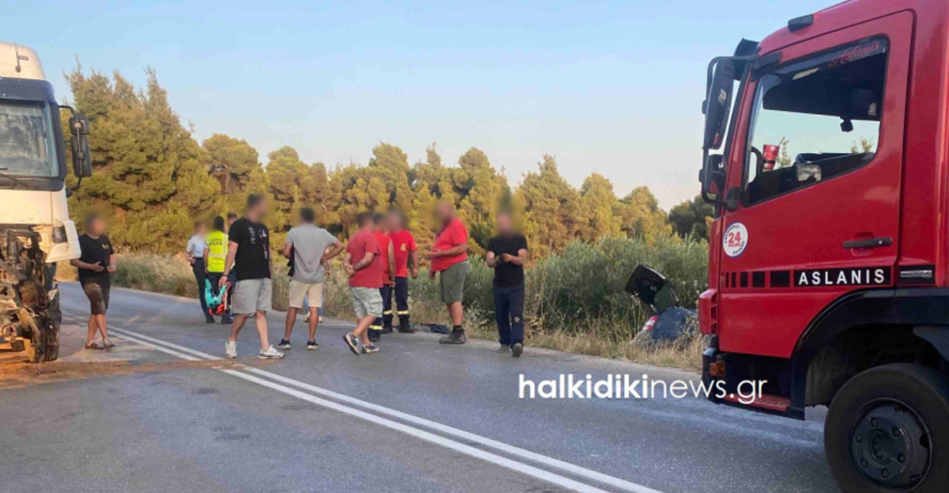 Θανατηφόρο τροχαίο στη Χαλκιδική
