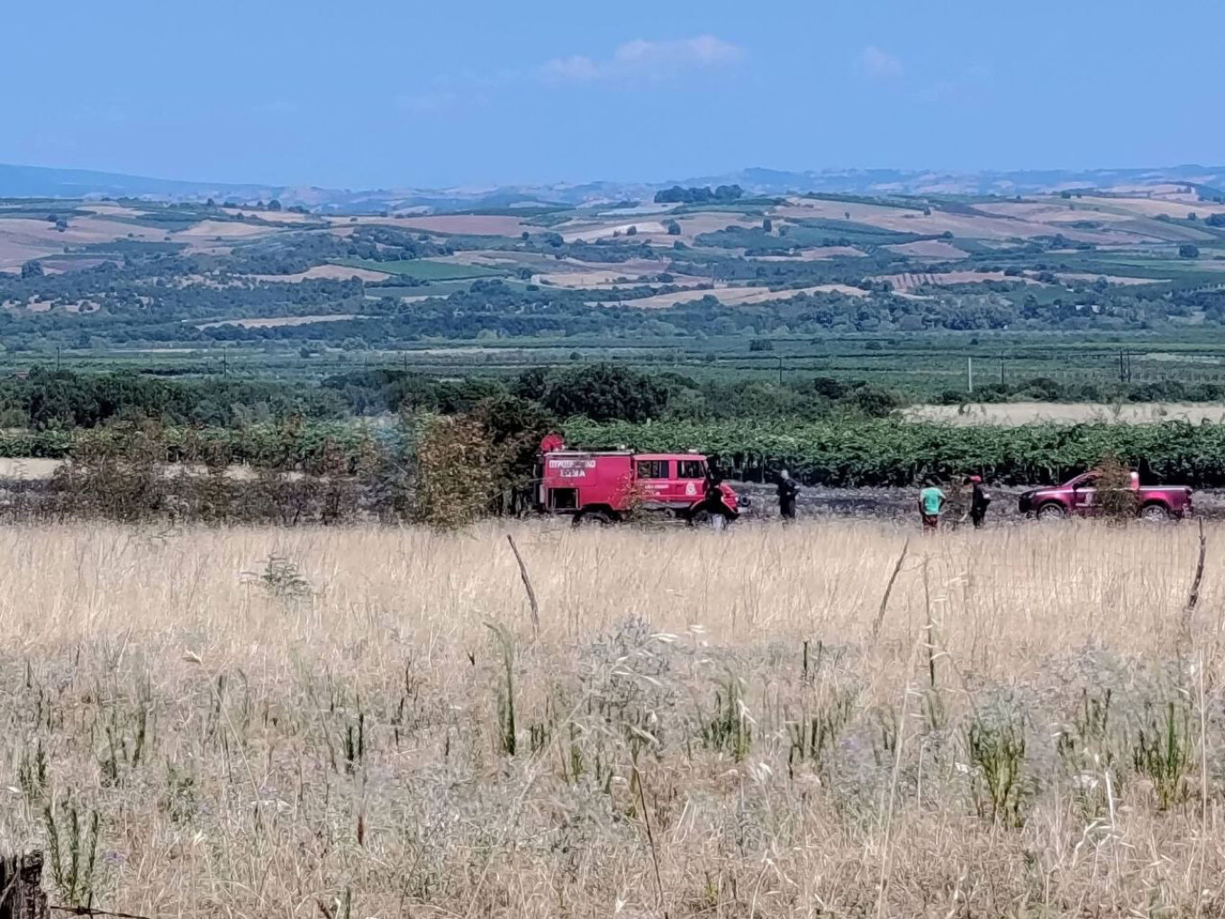 Πυρκαγιά στην Βροντού Πιερίας