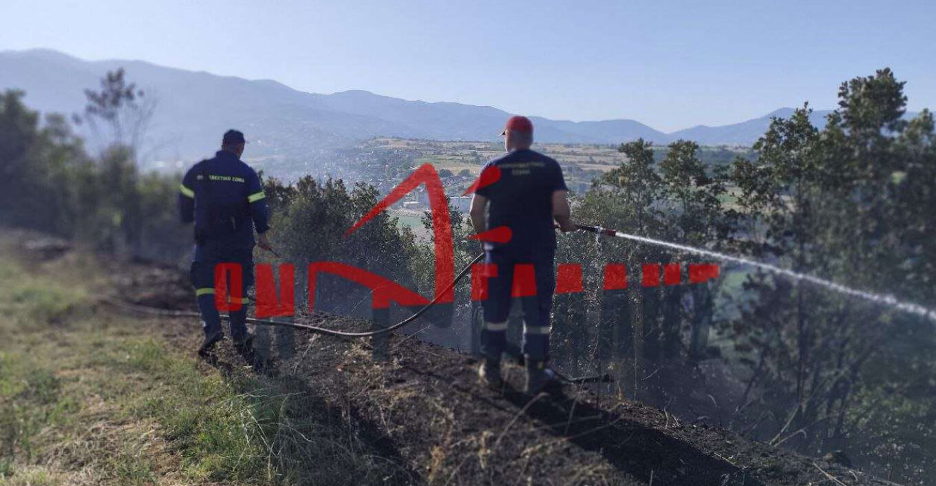 Πυρκαγιά στην Βροντού Πιερίας