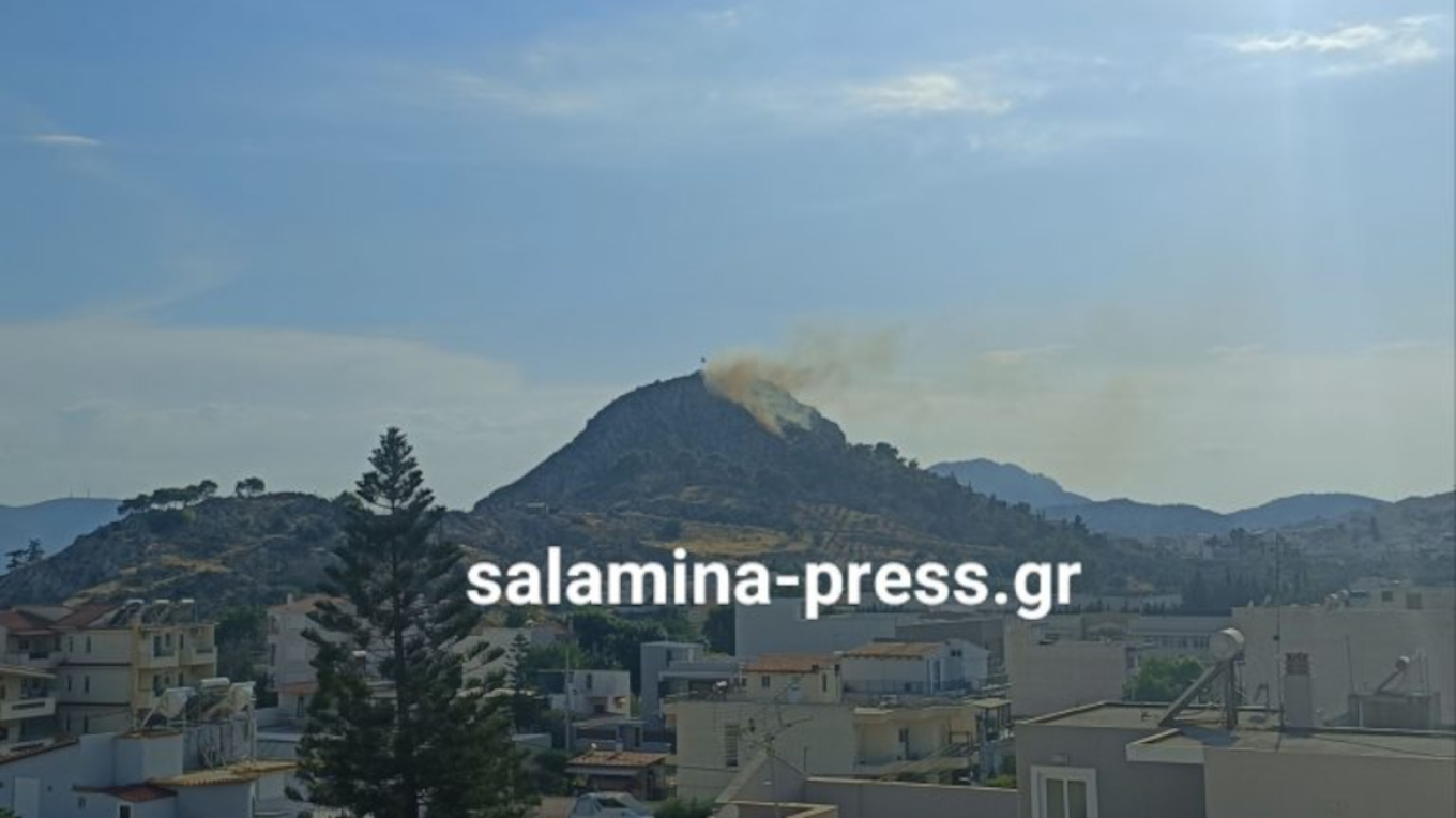 Φωτιά στον Προφήτη Ηλία Σαλαμίνας