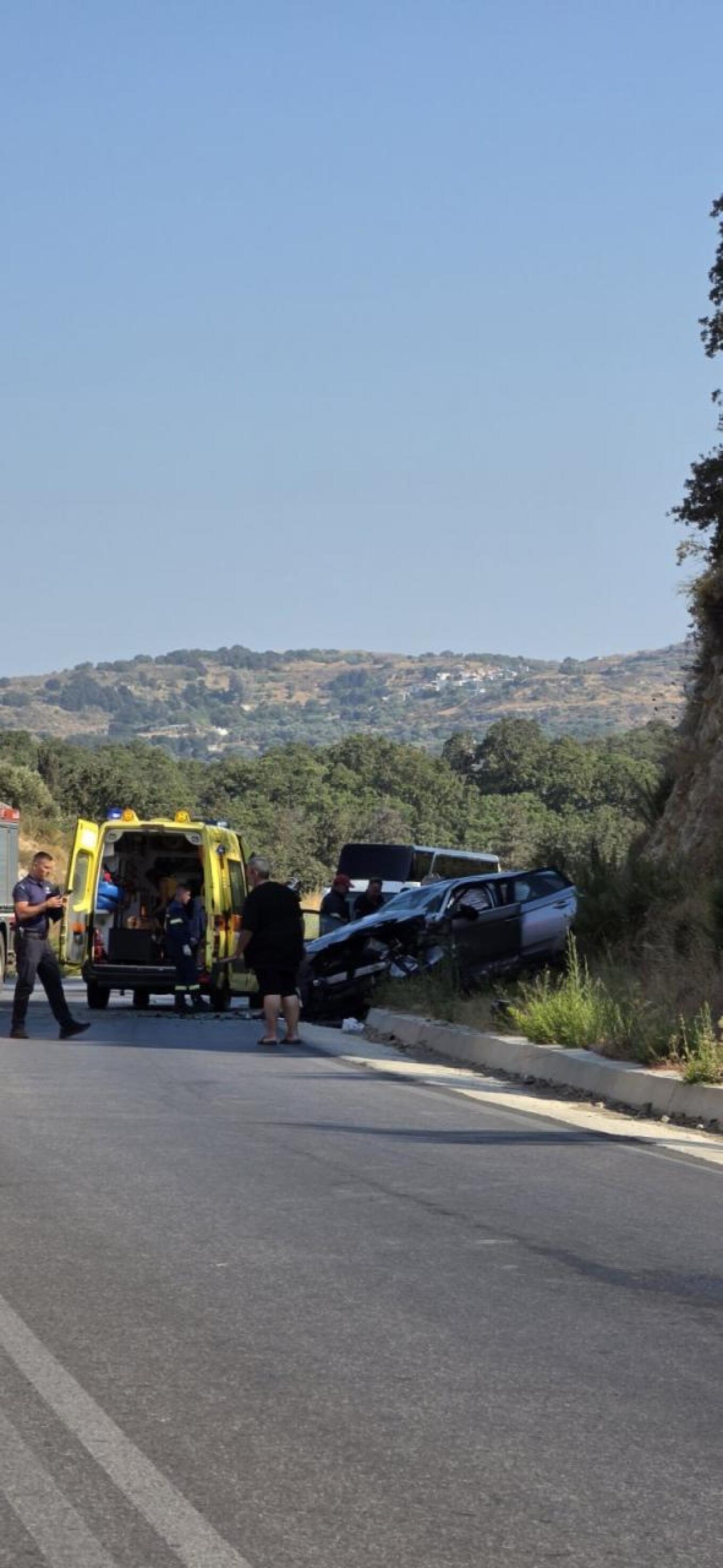 Σοβαρό τροχαίο στο Ρέθυμνο