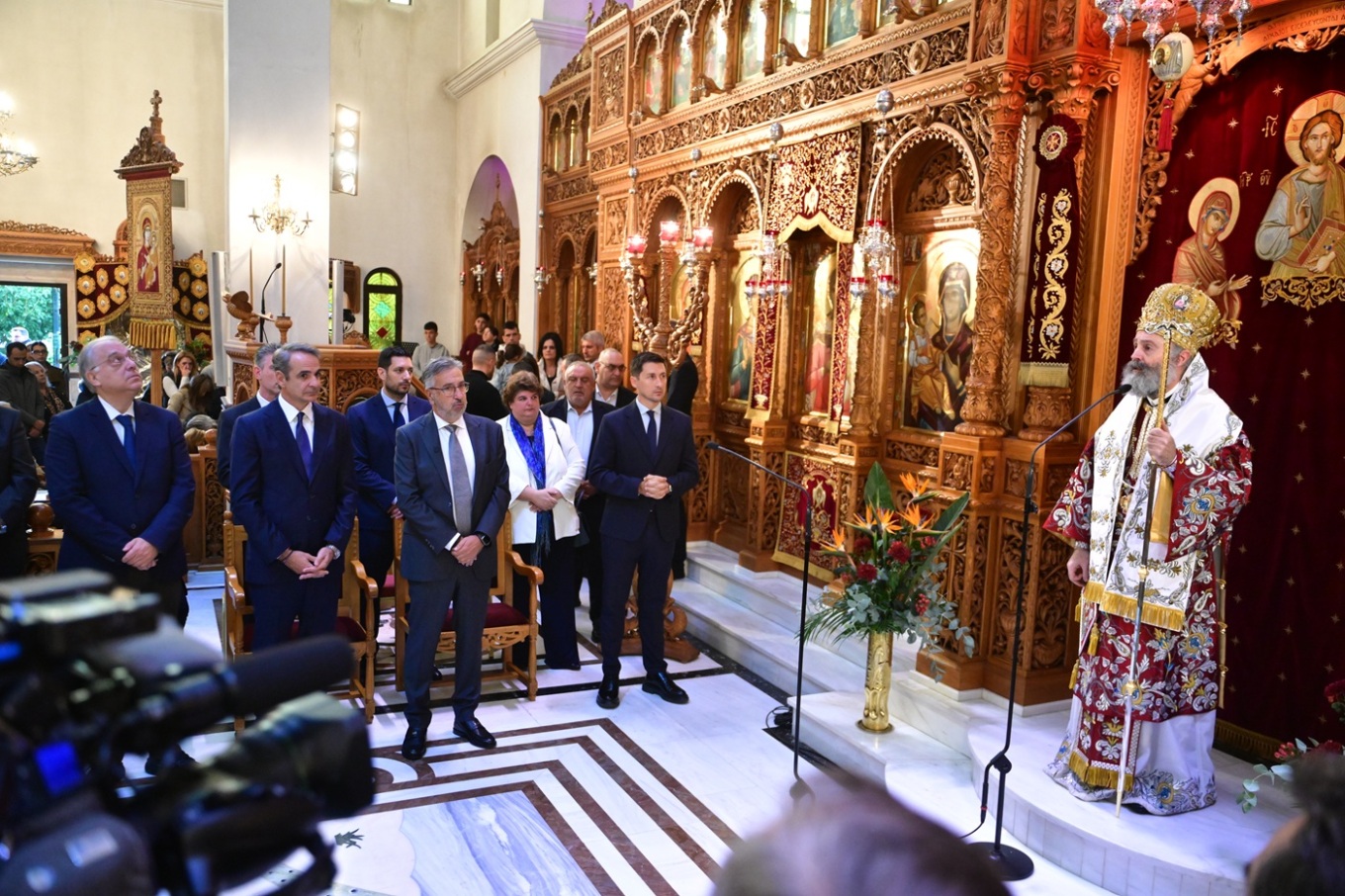 Στον Άγιο Δημήτριο ο Κυριάκος Μητσοτάκης