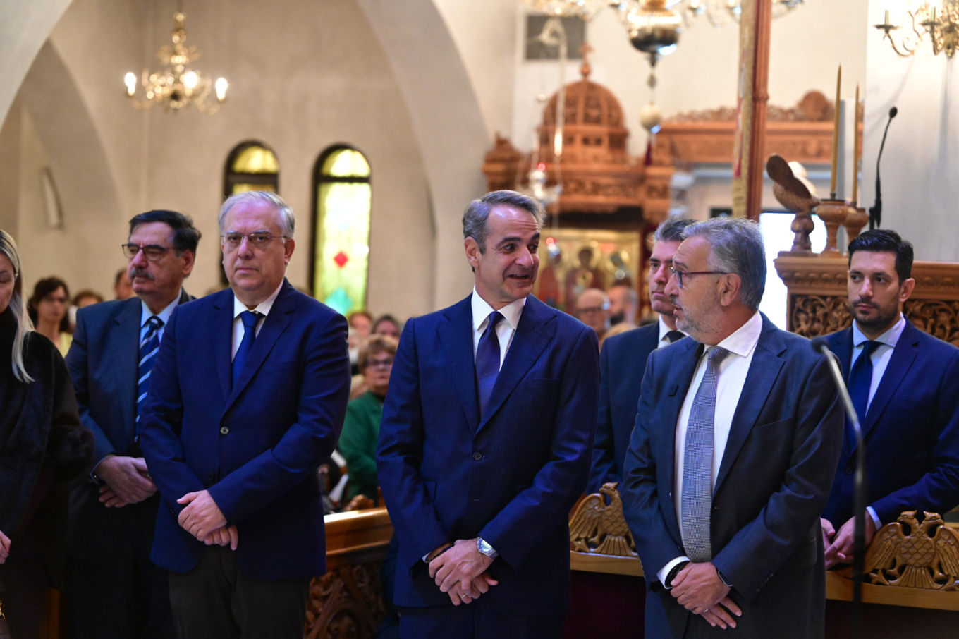 Στον Άγιο Δημήτριο ο Κυριάκος Μητσοτάκης