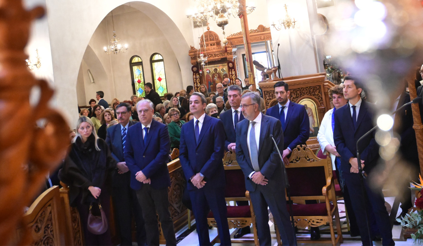Στον Άγιο Δημήτριο ο Κυριάκος Μητσοτάκης