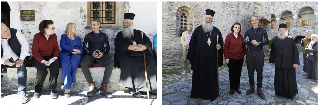 Ο Μητσοτάκης έκανε πεζοπορία στον Όλυμπο
